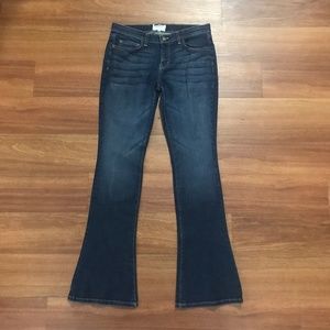 Current/Elliot Flare Dark Wash Jeans